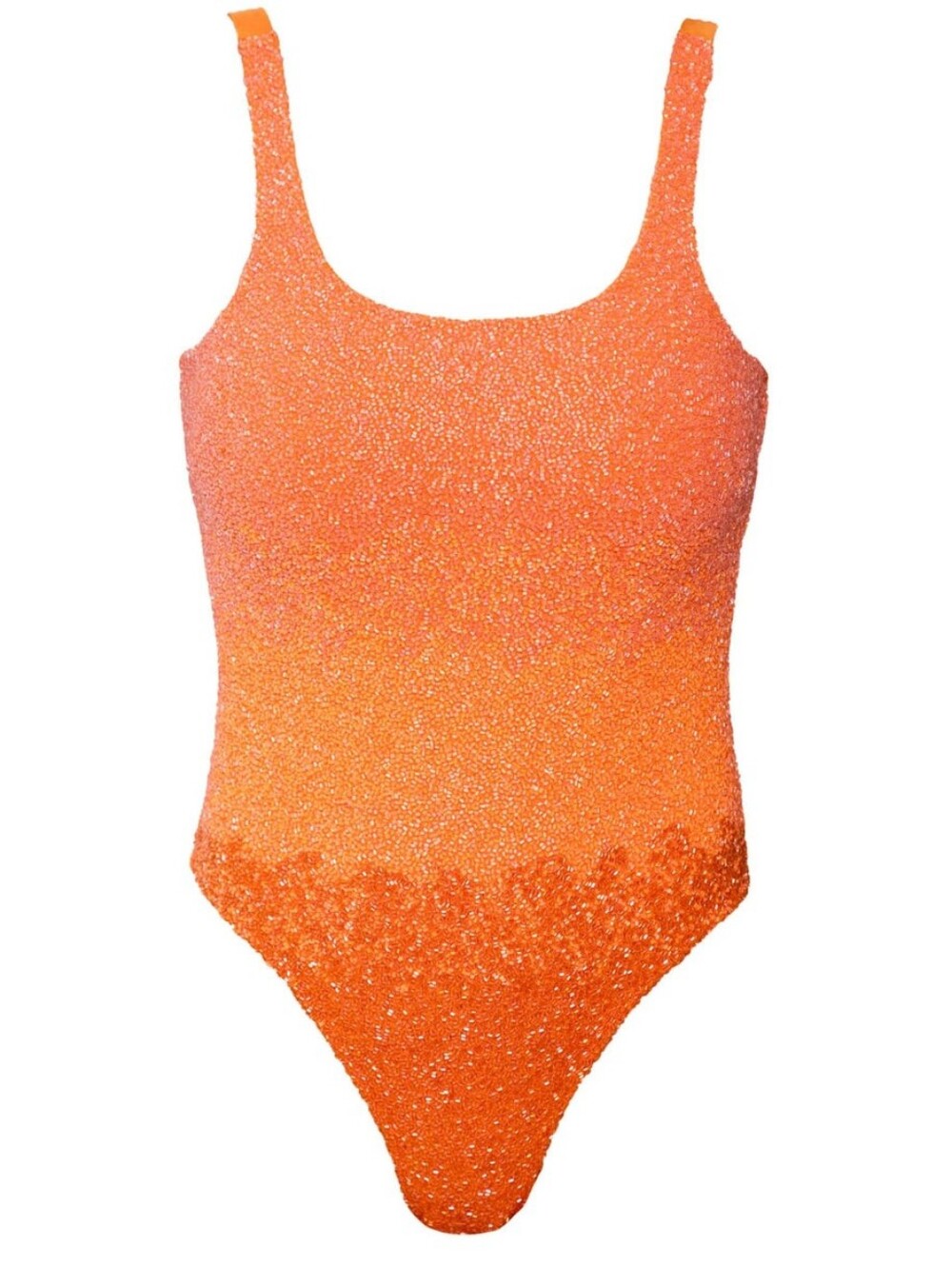 Self adore Ombre Hand Beaded Embellished One Piece Swimsuit L